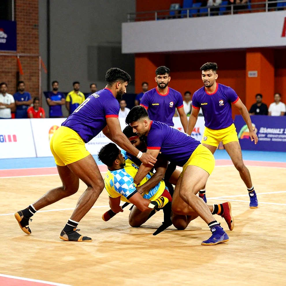 46–26 जीत की तरफ़ देखता है, 26 अंक भारत की तरफ़